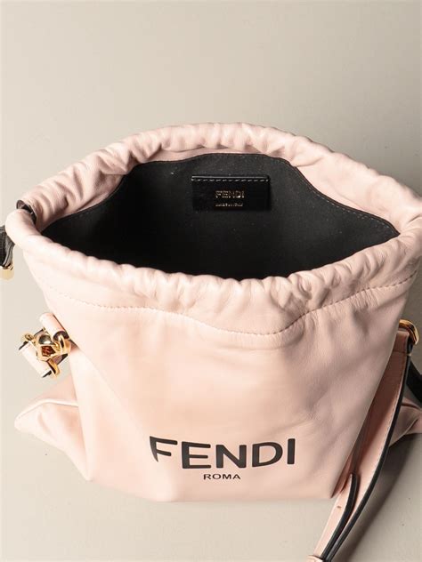 borsa rosa fendi|borsa fendi tracolla larga.